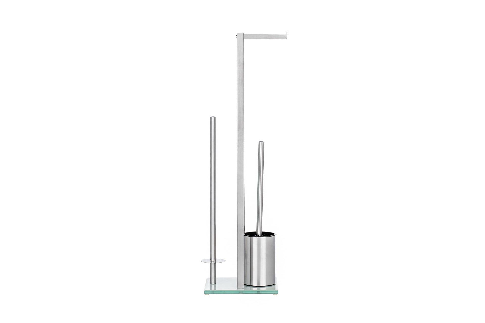 Jiallo Free-Standing Toilet Brush and Paper Holder Set