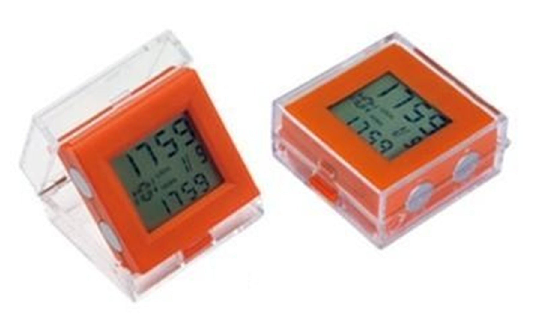Dual Time Alarm clock - Orange