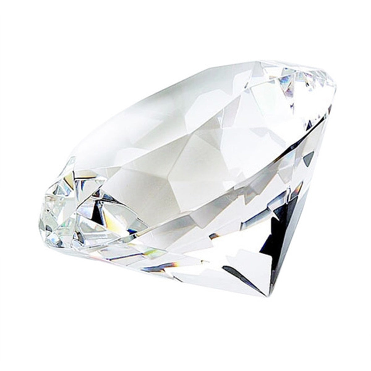 Diamond shaped paperweight