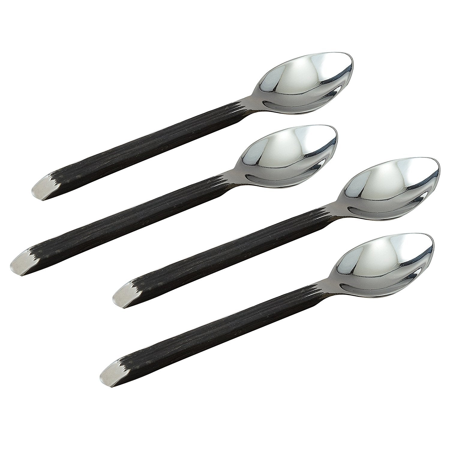 Gibraltar 4-pc Spoons Set(2 Tone Black Matte & Stainless Steel)