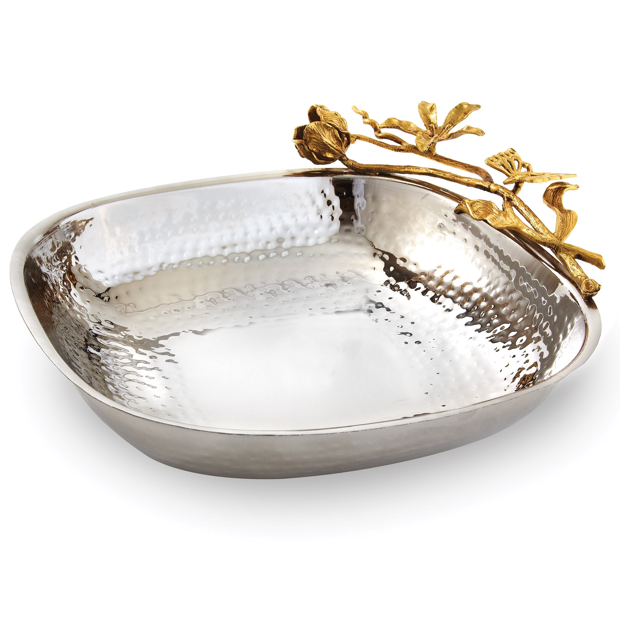 Gold Butterfly square bowl