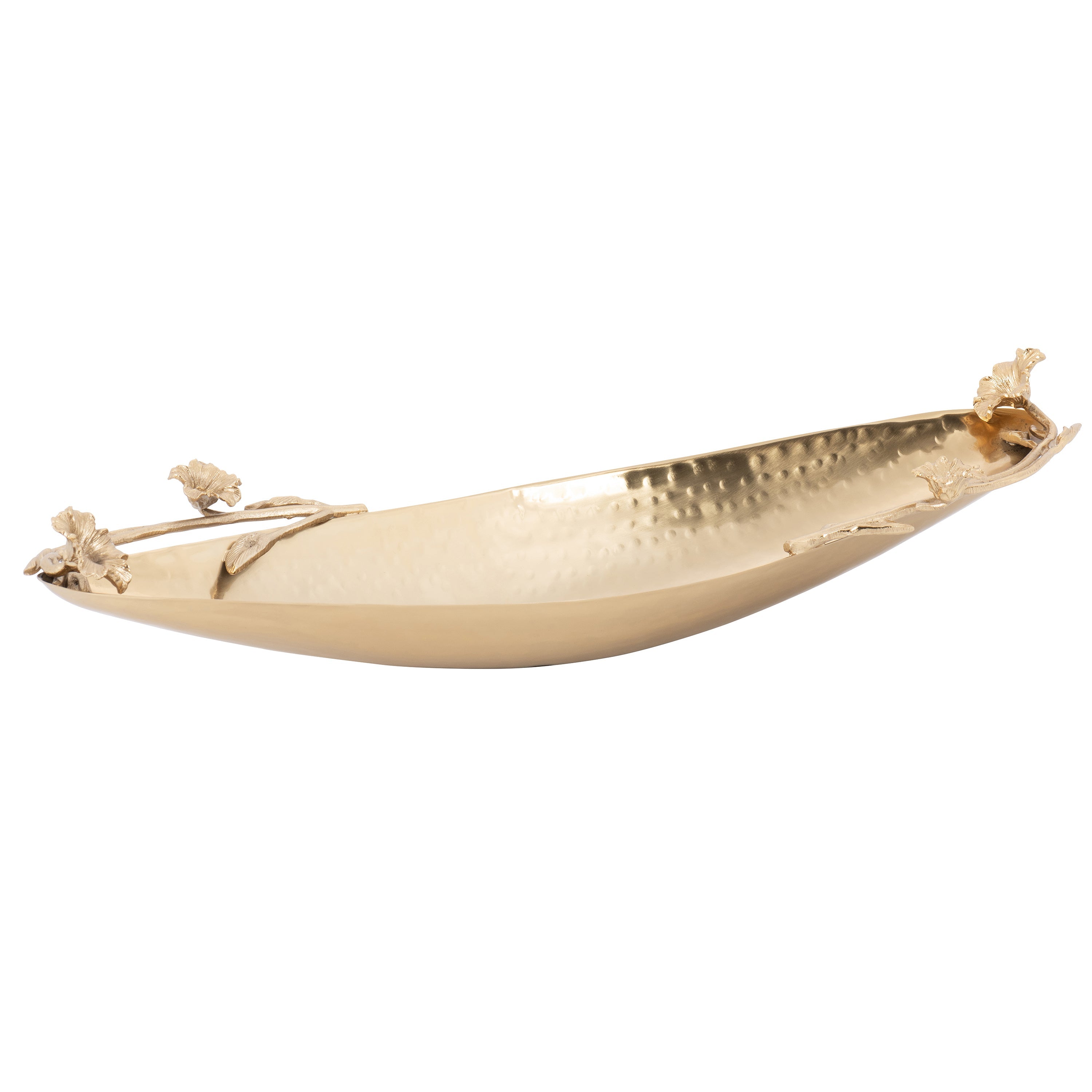 Eldora boat shaped tray - Satin Gold