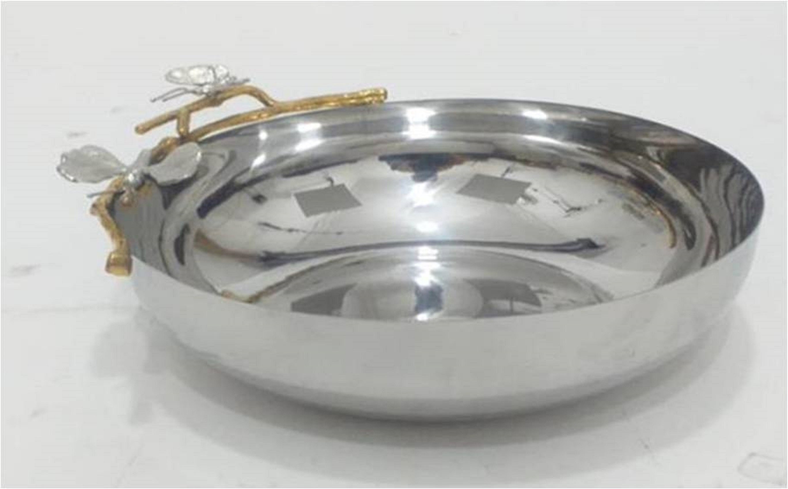 Dragonfly bowl - 10 " Wide  , 3" High