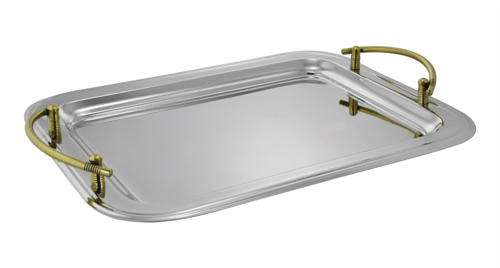 Rectangular tray with handles 16.5x13"