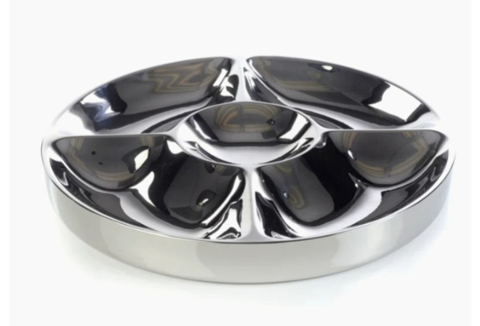 Double wall 5 compartment server 15" dia.