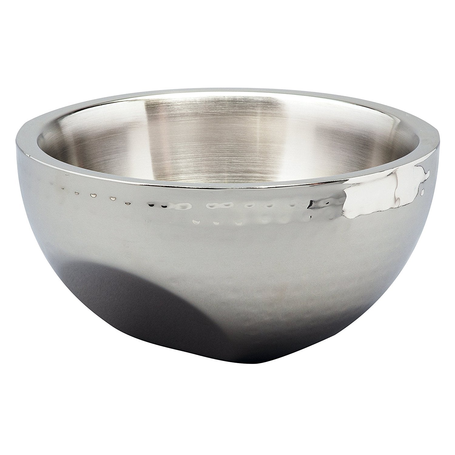 Dual angle bowl hammered: 10"