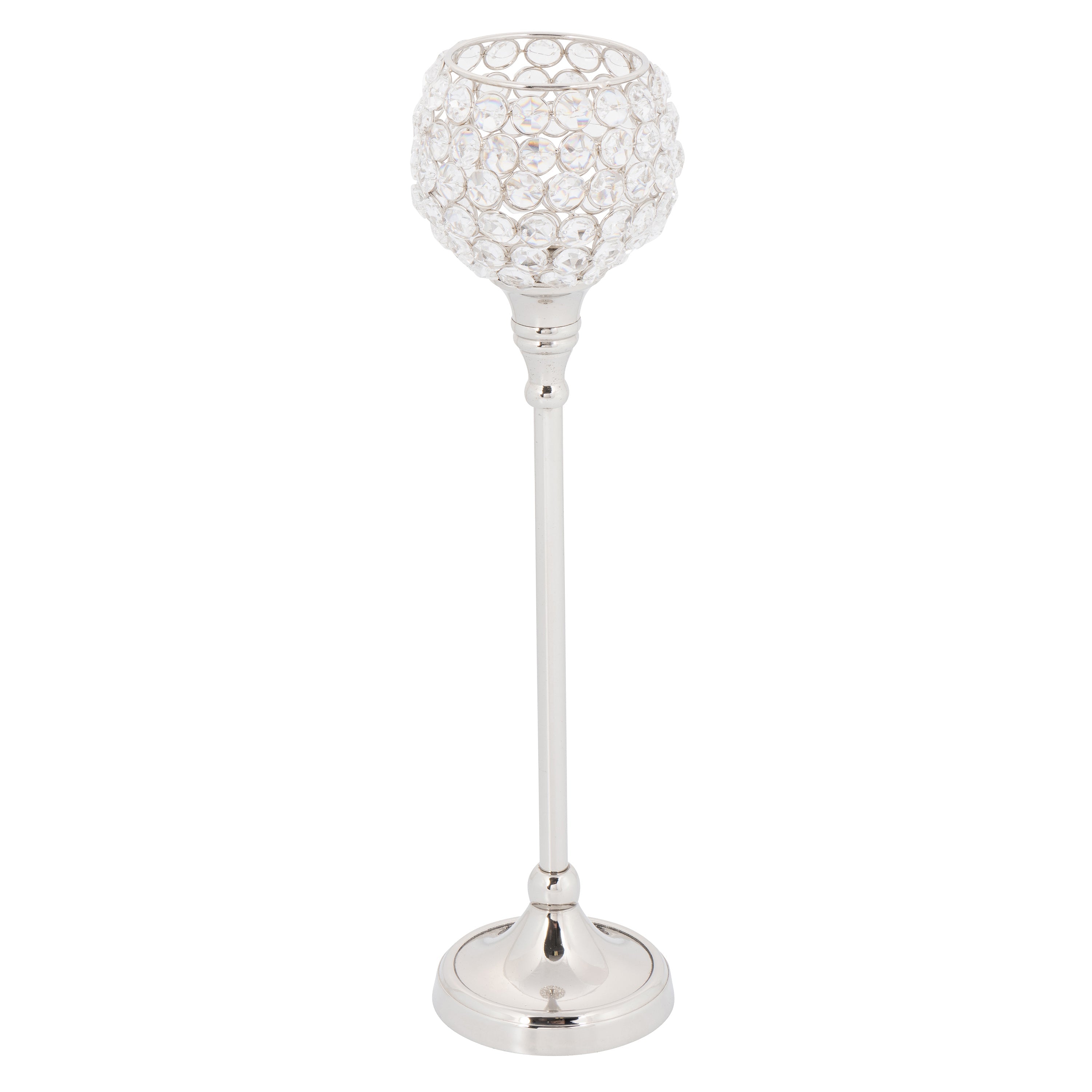 Sparkle T-lite Holder on Stand (Size: Low)