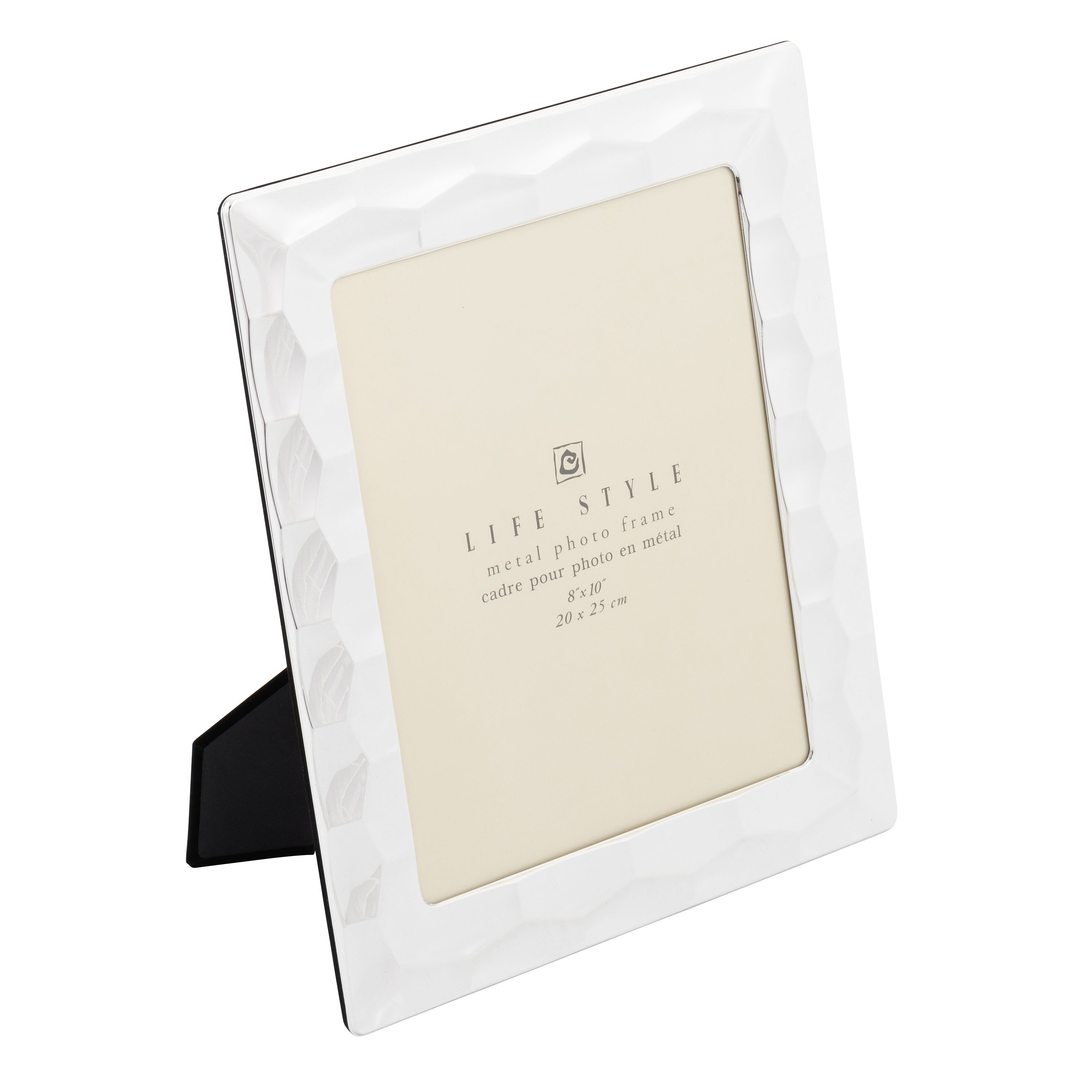Plated 8x10" Frame,Prism Border