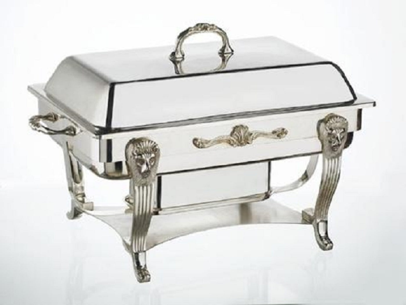 Plated 8 Qt. Rectangular Chafing Dish