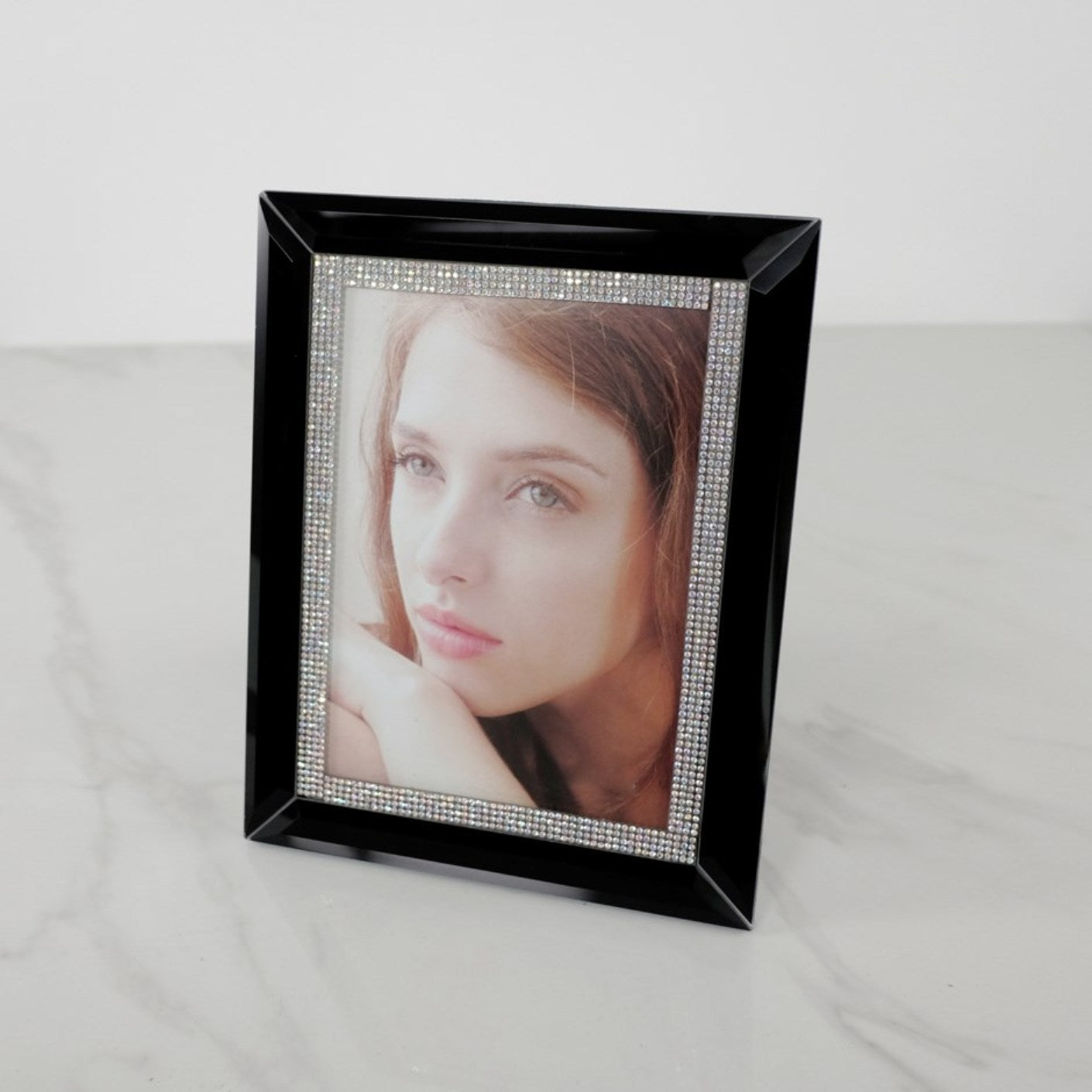Black Mirrored Photo Frame 5x7