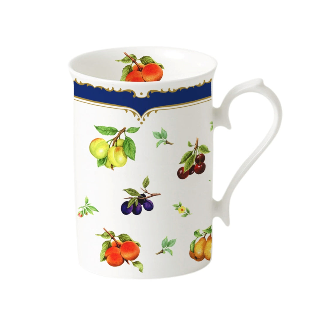 Roy Kirkham Lancaster Mug - Heritage Set of 6, Bone China Ceramic Made in England