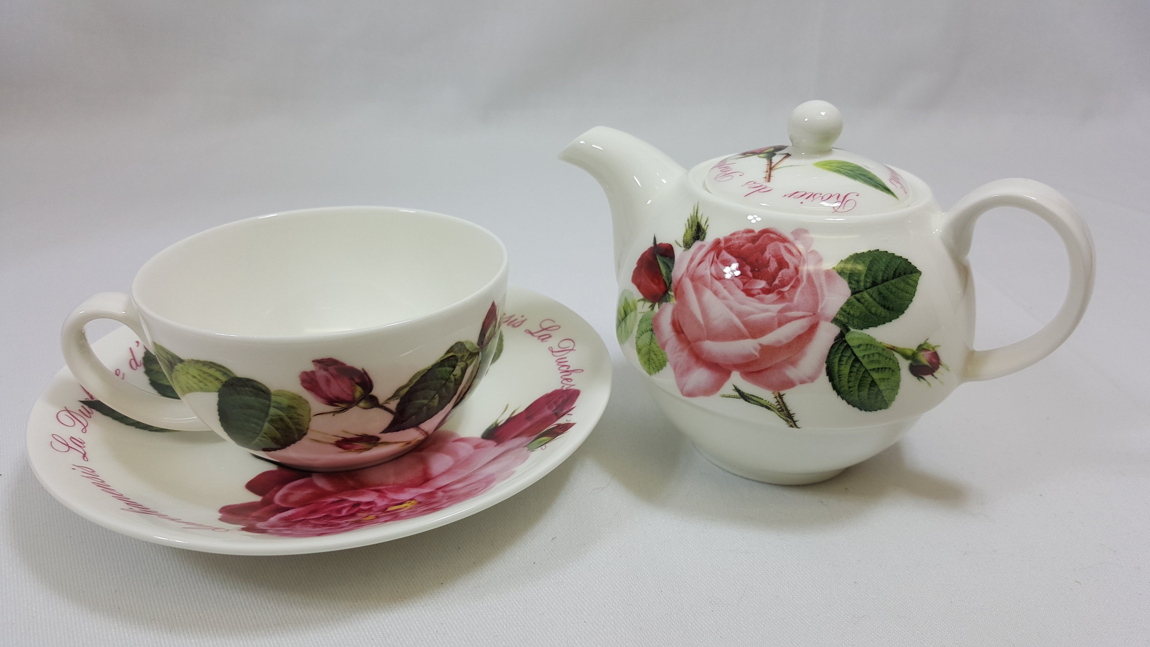 Roy Kirkham Tea for One - Versailles, Bone China Ceramic, Made in England