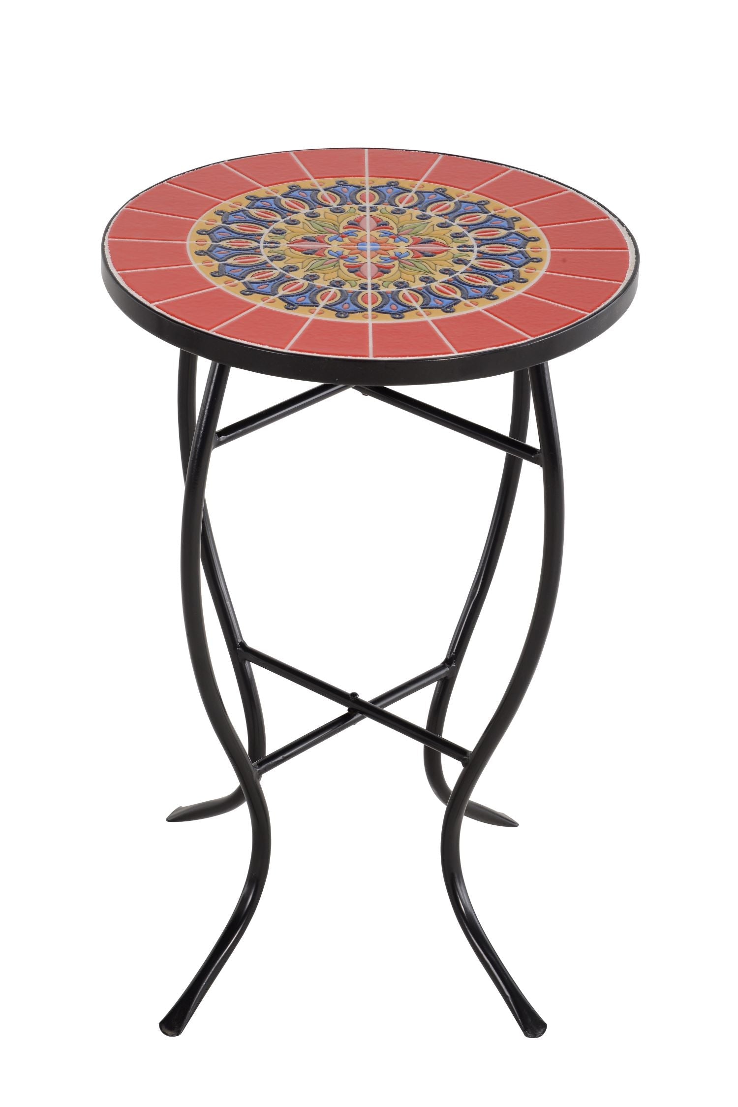 Mosaic Art Collection Sunflower Accent Table