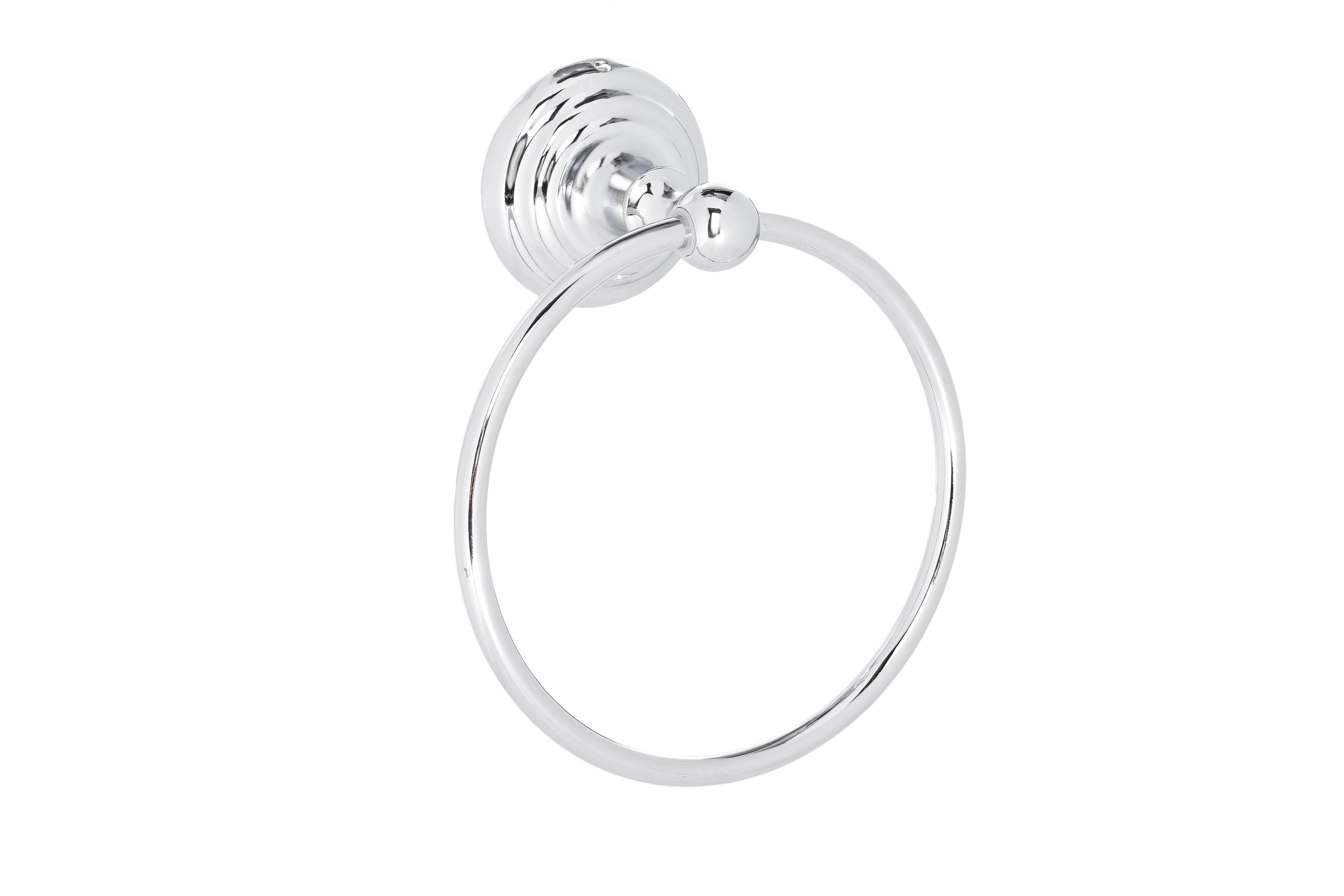 CHROME PLATED ZINC ALLOY TOWEL RING
